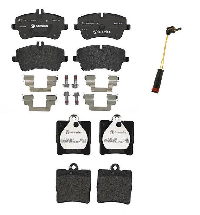 Brembo Brake Pads Kit -  Front and Rear (Low-Met)